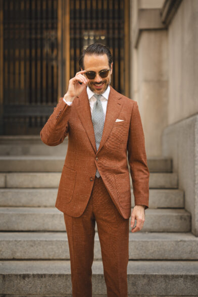 Terracotta Suit For A Wedding: The Trendsetting Groom | He Spoke Style