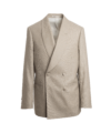 Champagne Double-Breasted Dinner Jacket – Custom Fit by He Spoke Style