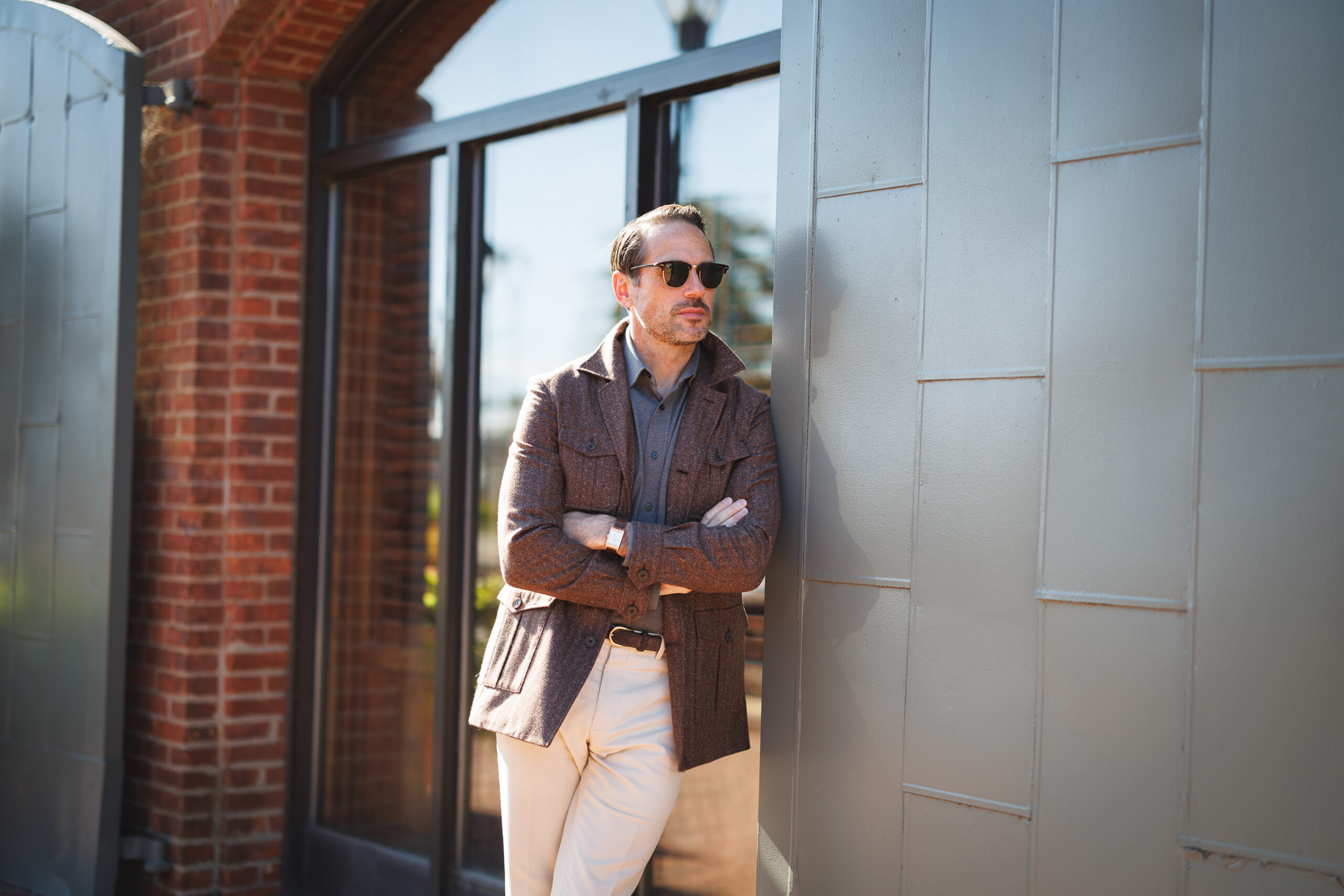 Safari Jacket In Flannel: A Men's Fall Style Essential | He Spoke