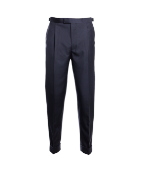 Tailored Navy Suit in Super 110s Wool by Vitale Barberis Canonico