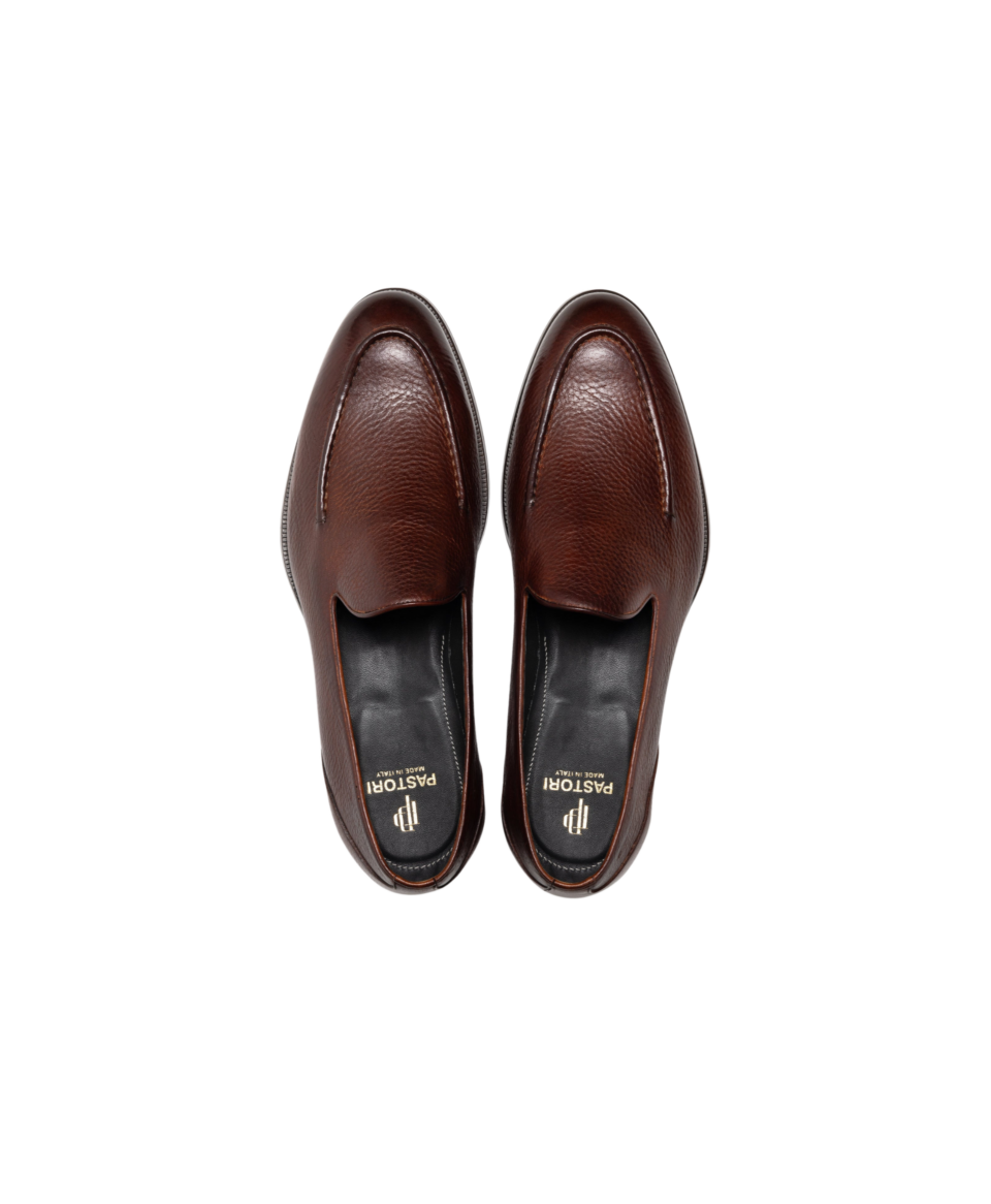 Justin Loafer Pebble Grain Cadmio