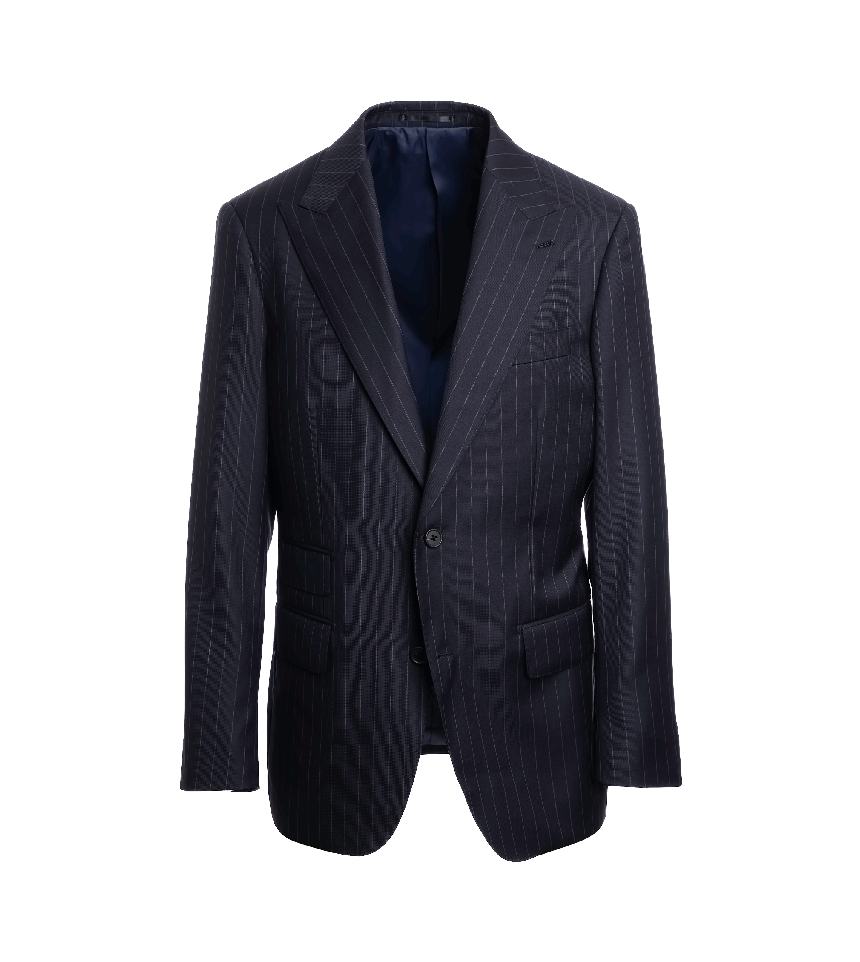 Dark Navy Blue Pinstripe Suit Harvey Specter | He Spoke Style