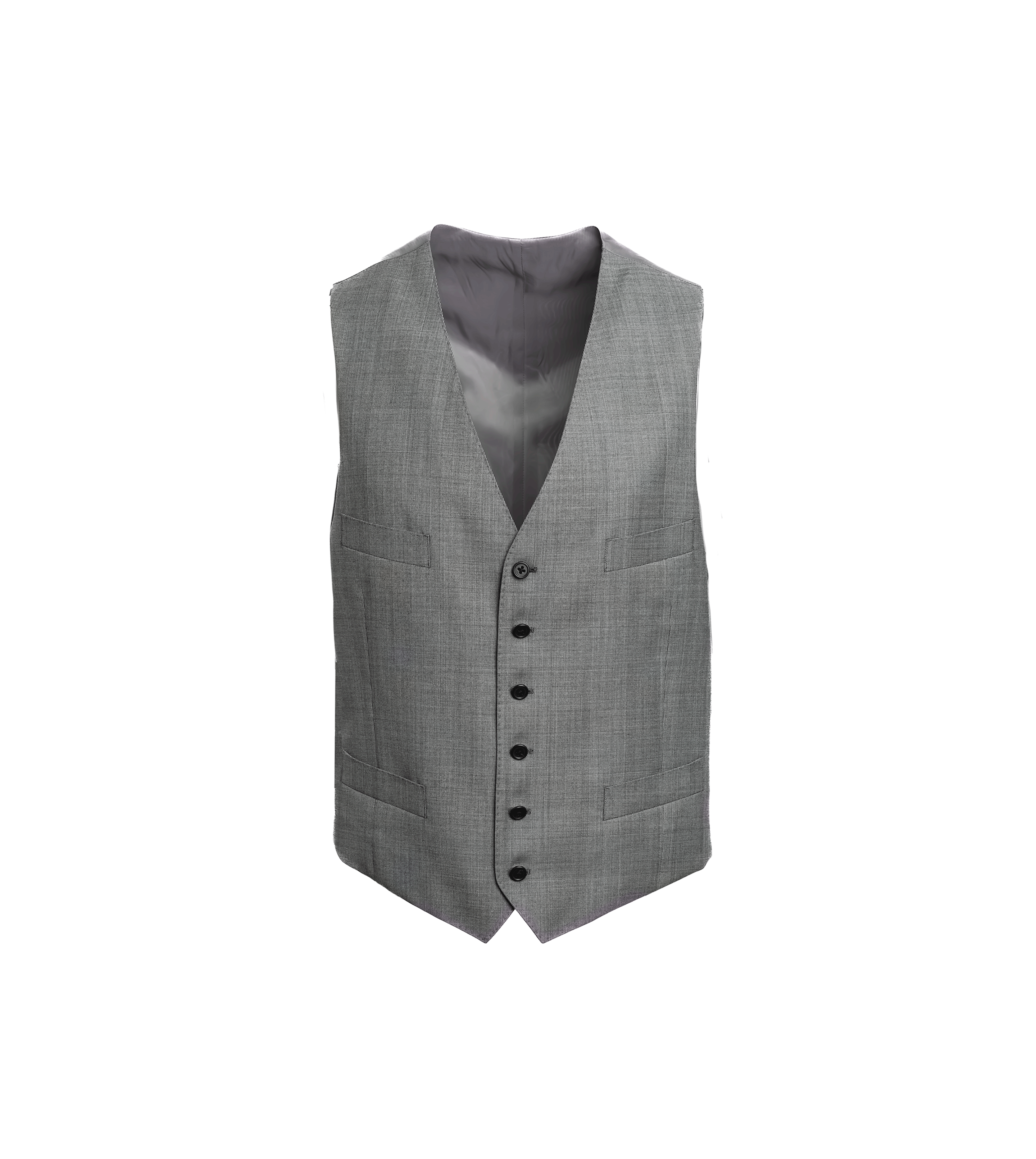 Gray Glen Check Suit Vest James Bond | He Spoke Style