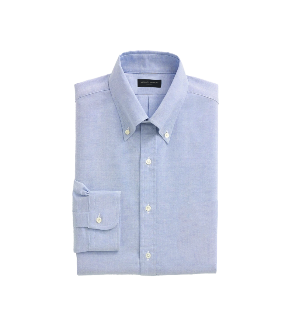 Light Blue Oxford Cloth Button Down Shirt