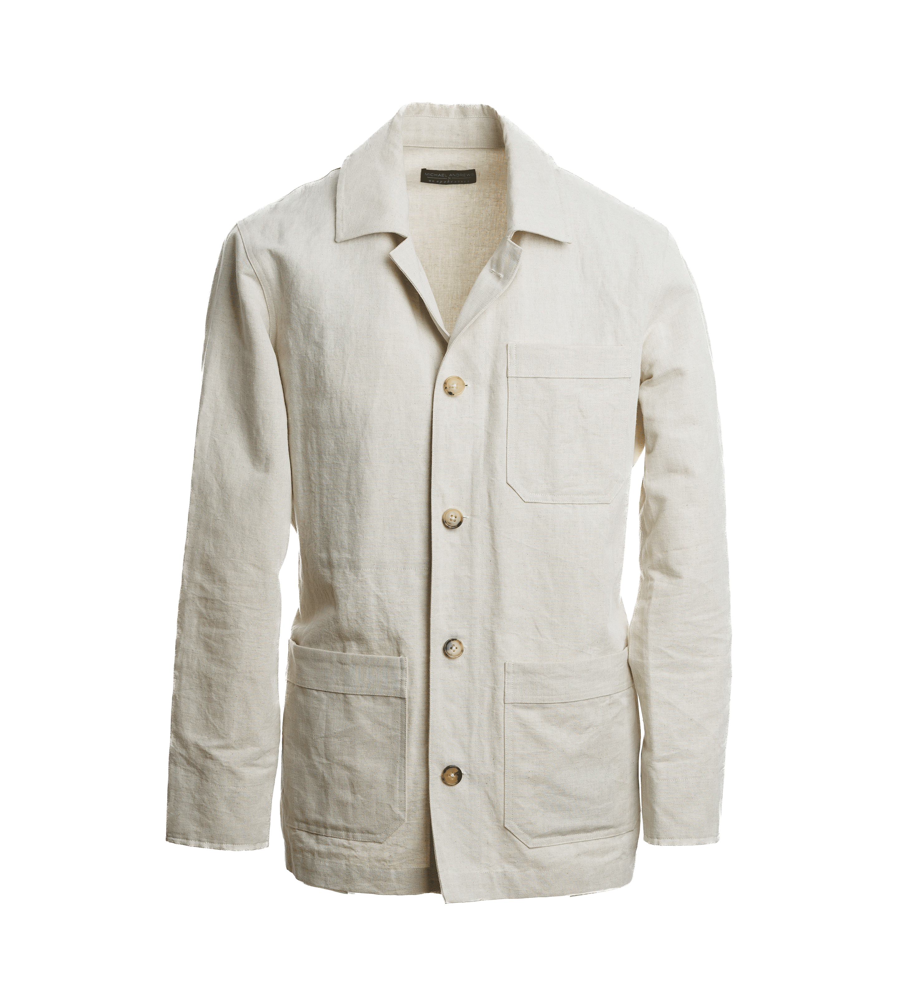 Natural Cotton/Linen Canvas Chore Coat Travel | He Spoke Style